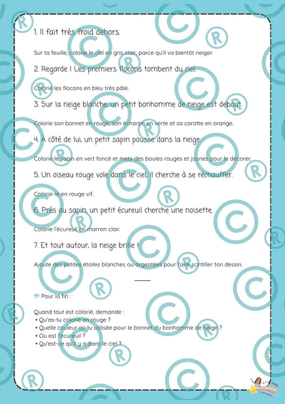 NOUVEAU ! Mon p'tit dossier : L'hiver ( maternelles)