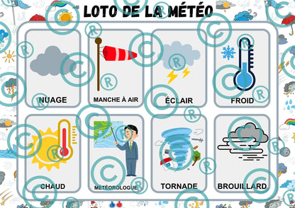 PDF Loto de la "météo" PDF