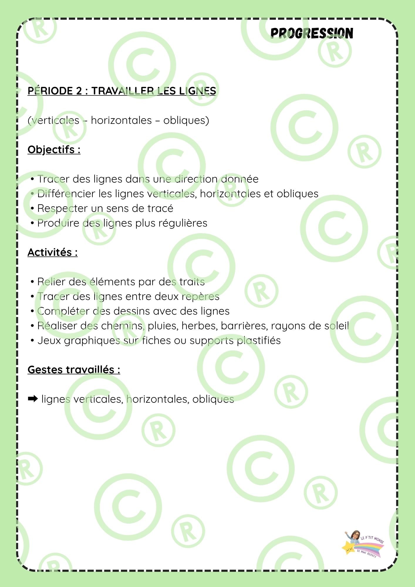 Mon cahier autonome de GRAPHISME: M2/M3