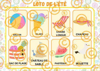 PDF loto de l'été PDF