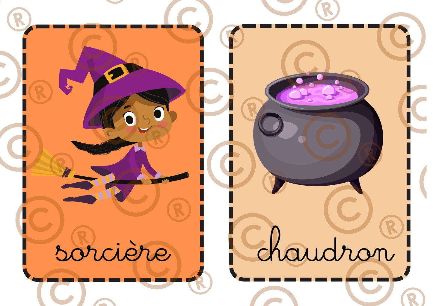 Tourne'mots sur le thème d'Halloween