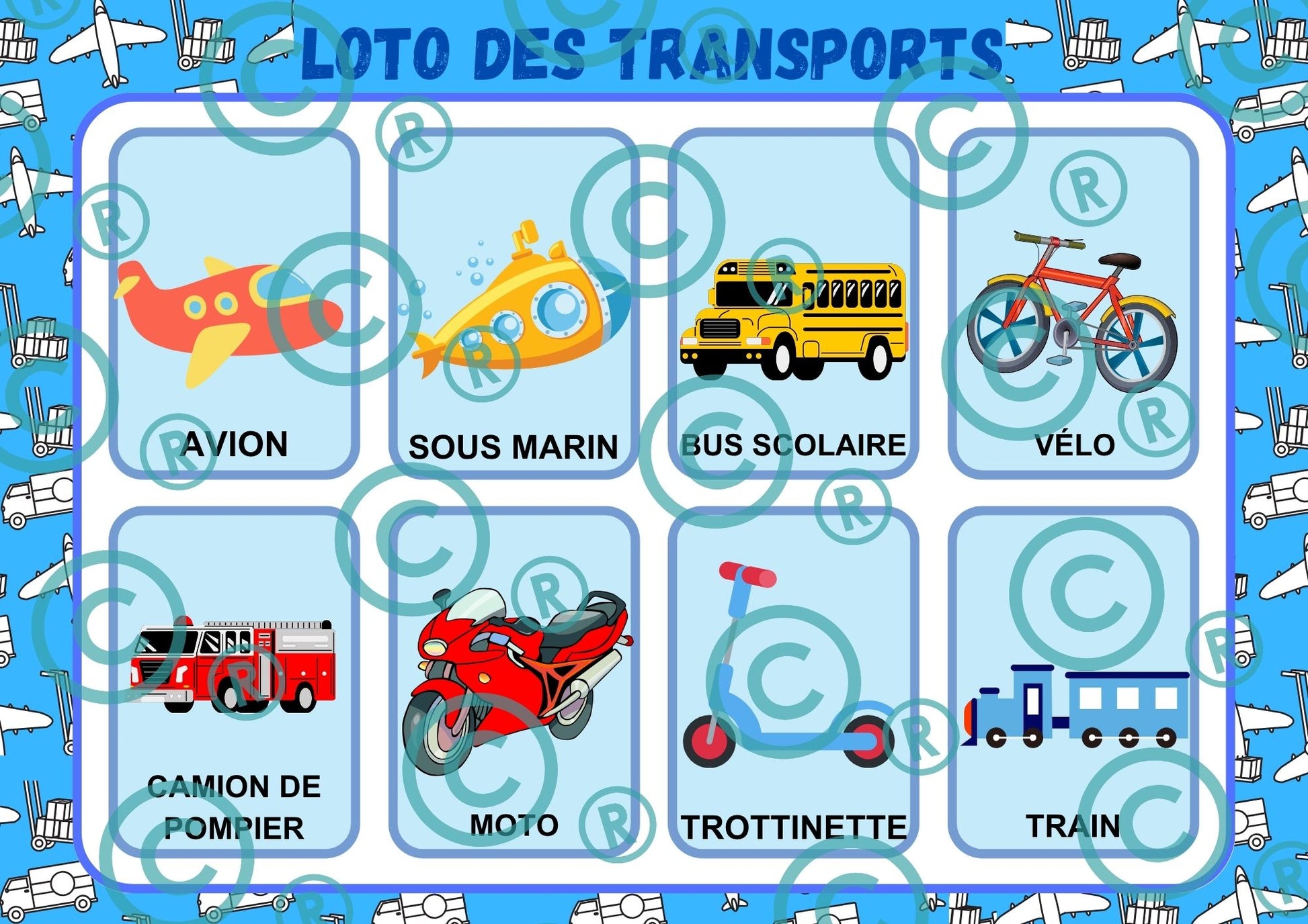 Loto des transports PDF