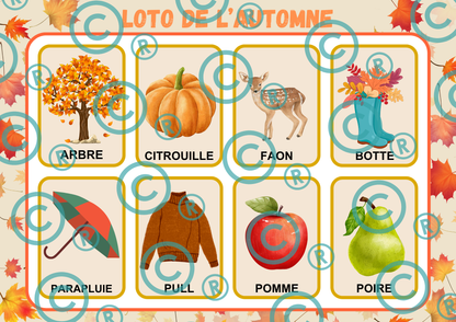 Loto de l'automne PDF