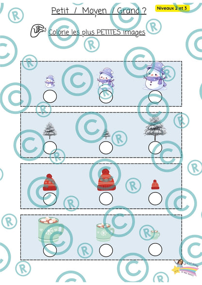 NOUVEAU ! Mon p'tit dossier : L'hiver ( maternelles)