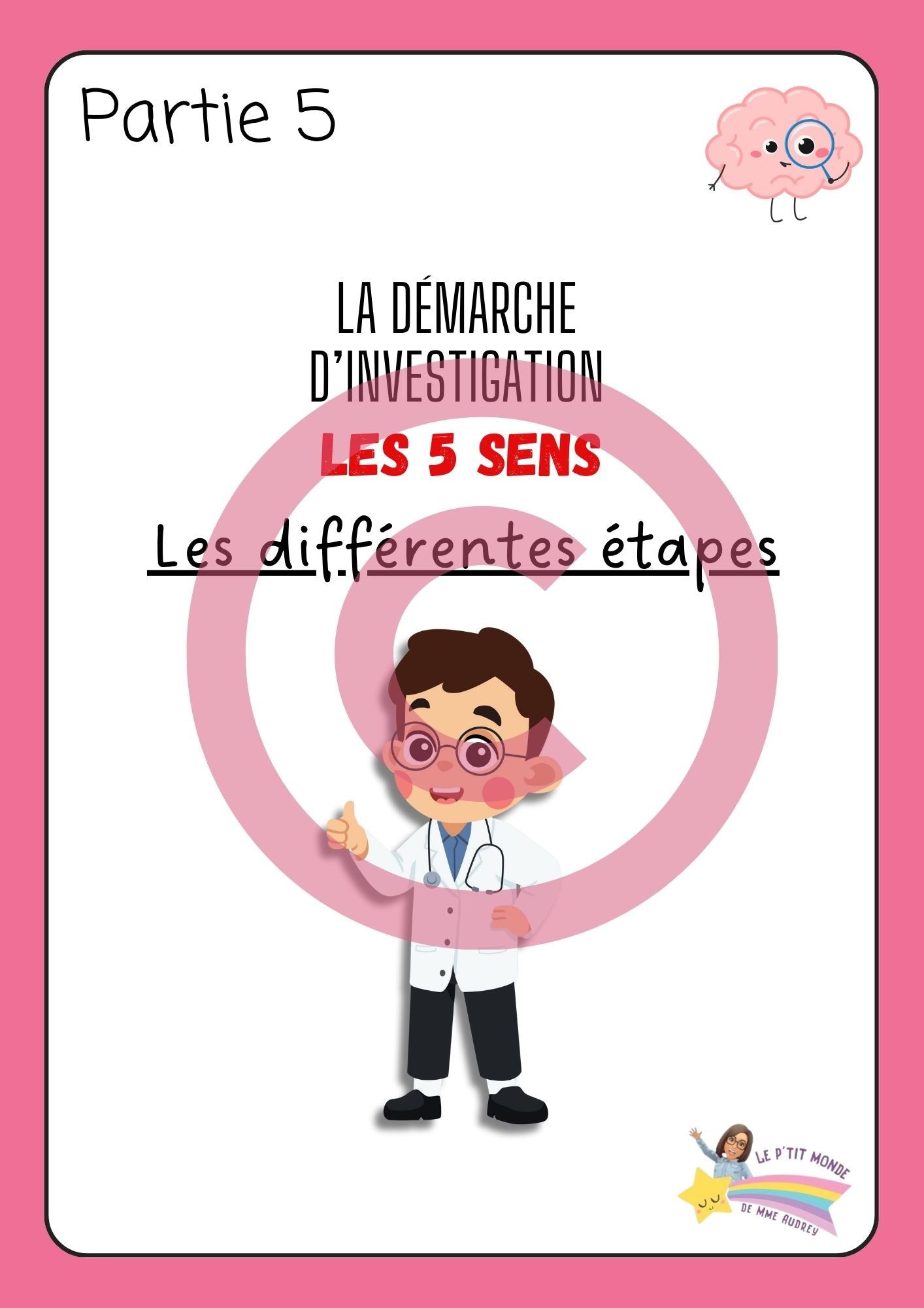 Dossier Sciences: Le corps humain /Les 5 sens (320 pages) + démarches d'investigation