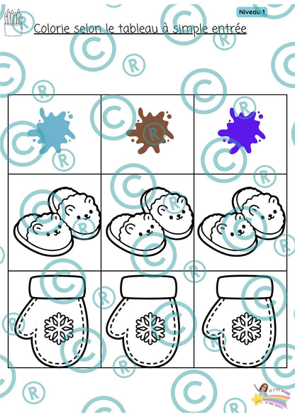 NOUVEAU ! Mon p'tit dossier : L'hiver ( maternelles)