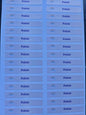 STICKERS RECTANGULAIRES : Poésie ( planche de 30 stickers)