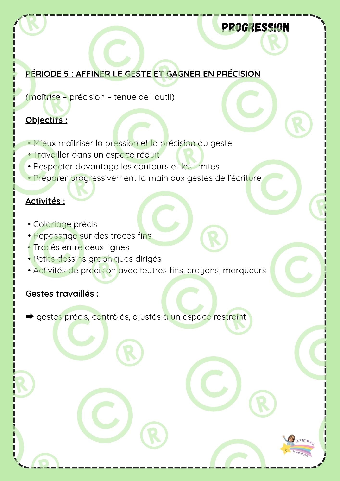 Mon cahier autonome de GRAPHISME: M2/M3