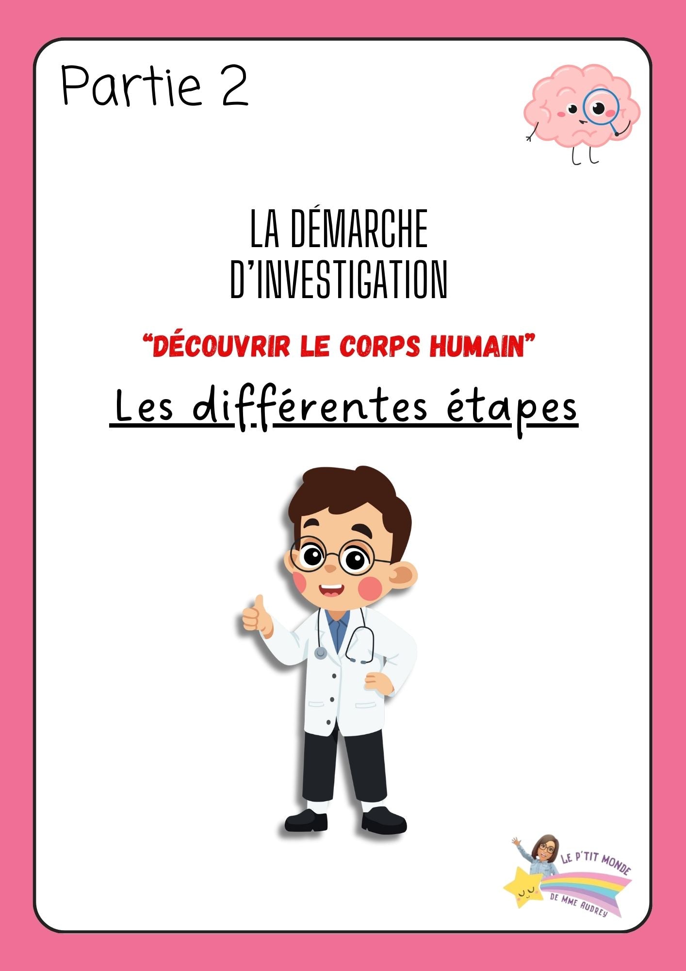 Dossier Sciences: Le corps humain /Les 5 sens (320 pages) + démarches d'investigation