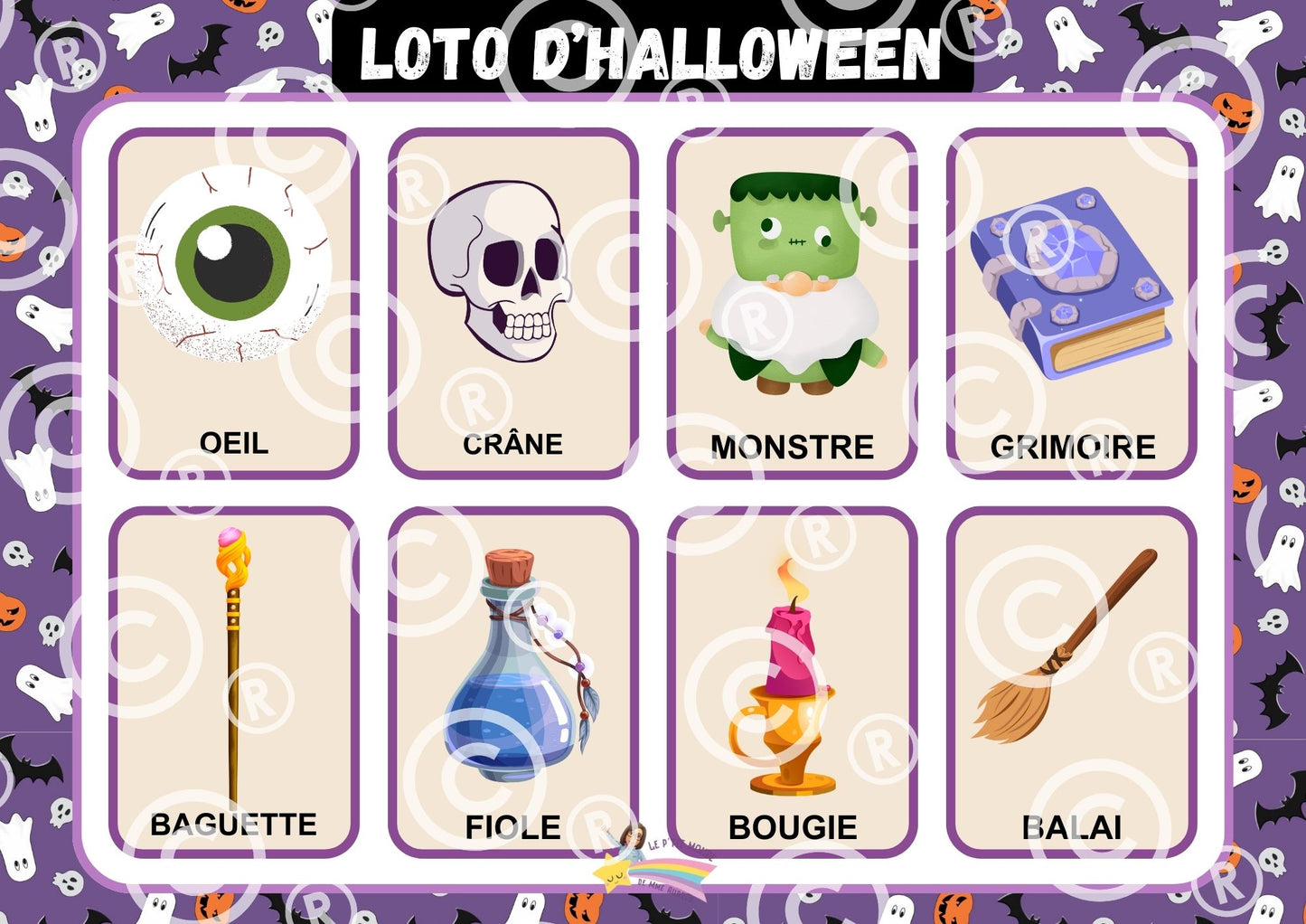 LOTO D'HALLOWEEN PDF