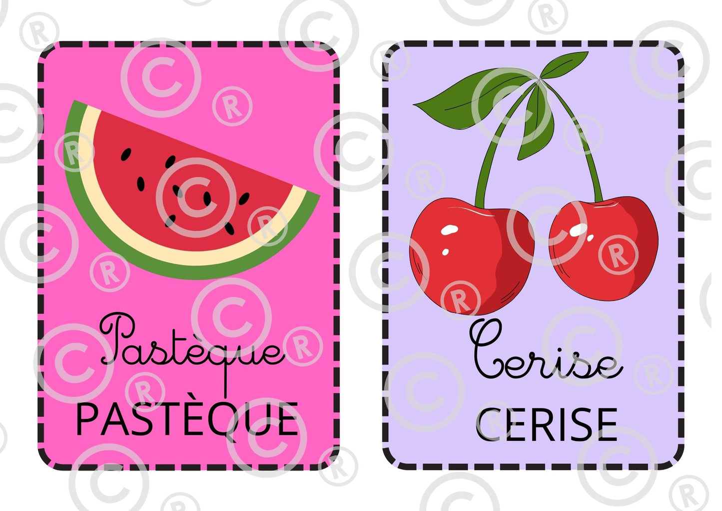 NOUVEAU ! Le tourne'mots sur LES FRUITS