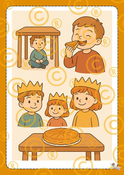 Mon p'tit dossier sur "La galette des rois" L'épiphanie