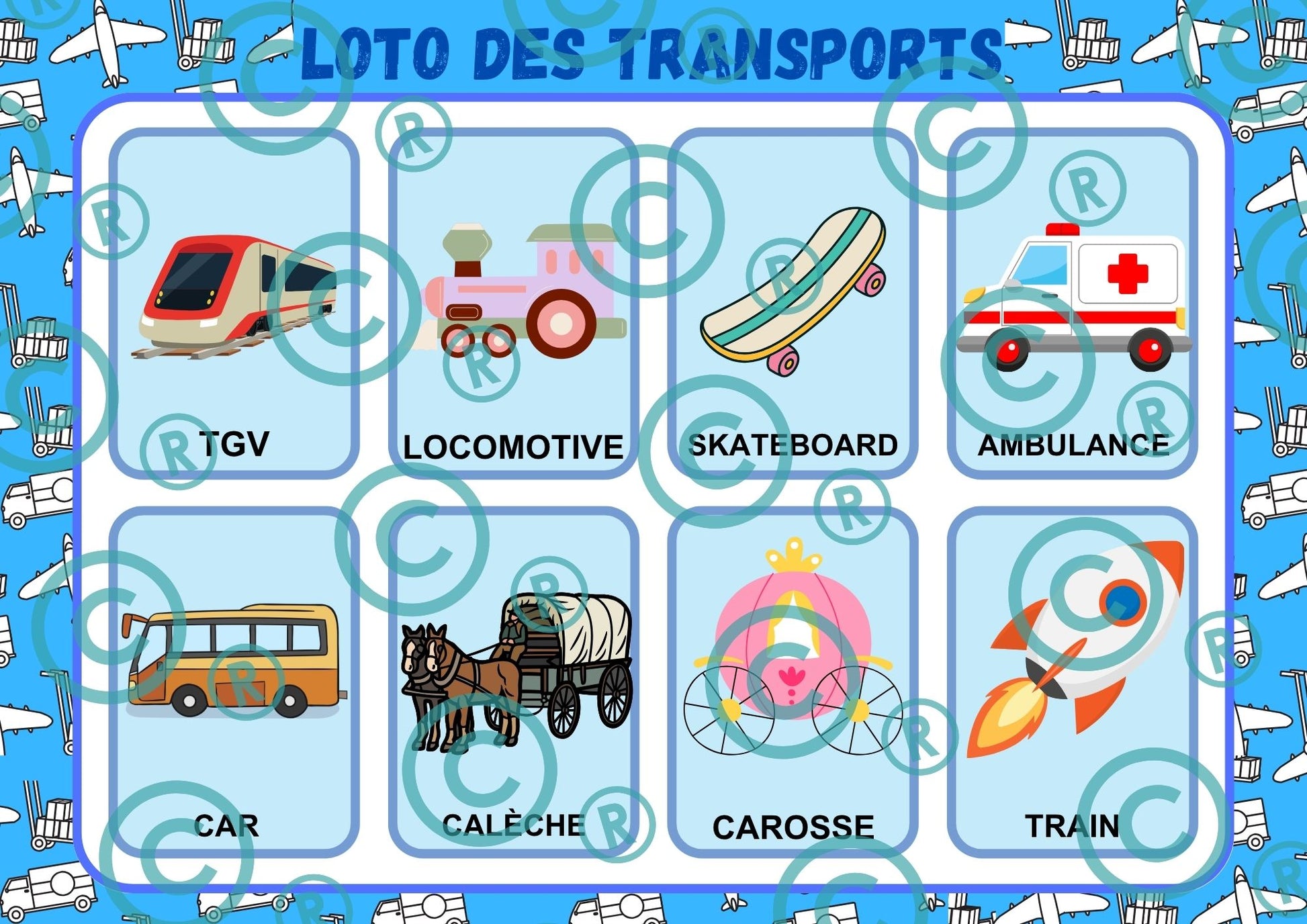 Loto des transports PDF