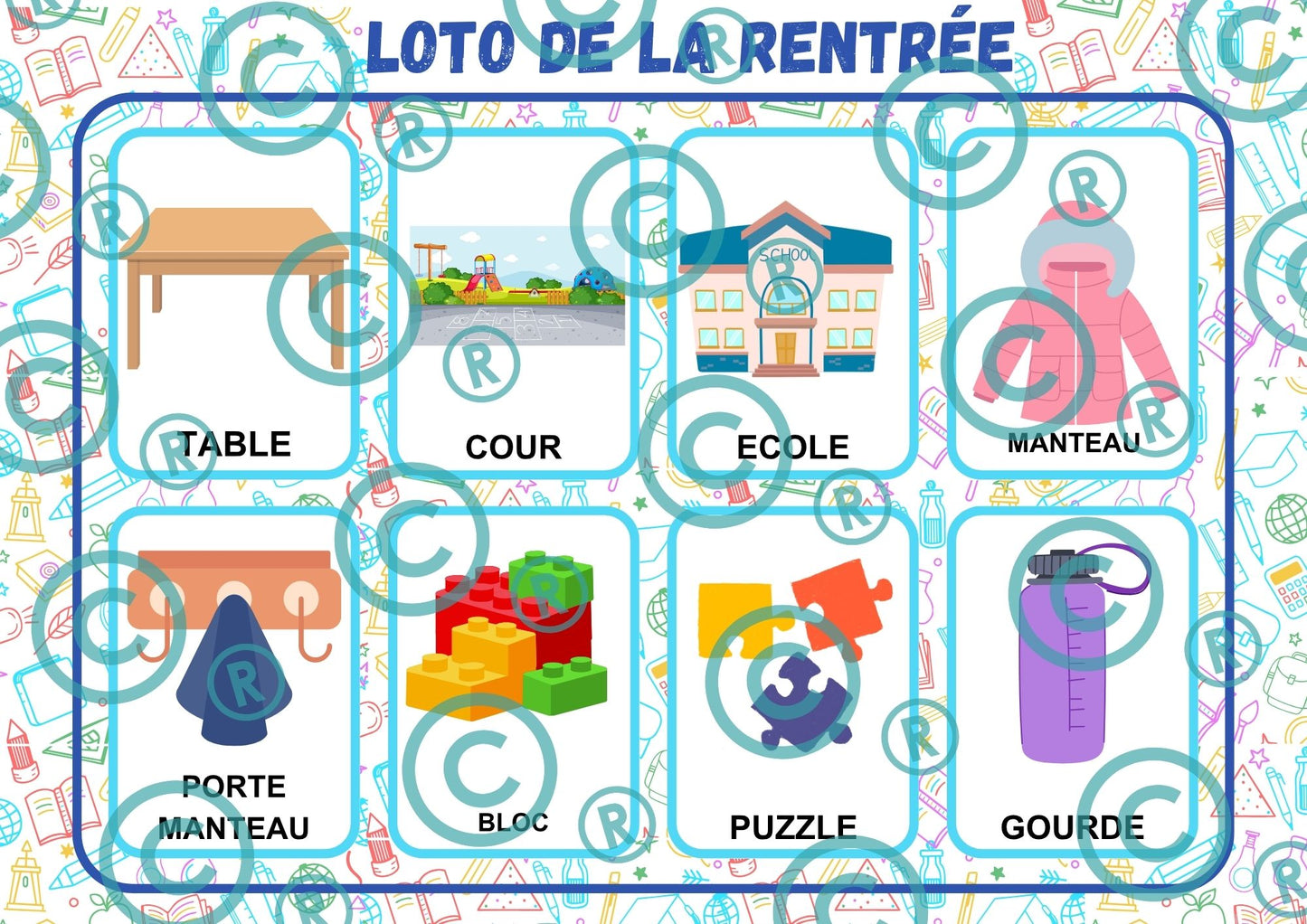 Loto de la Rentrée PDF