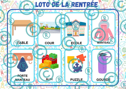 Loto de la Rentrée PDF