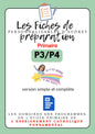 Prépas personnalisables : PRIMAIRES: Pack  Double niveau: P3 / P4 : WORD (version simple + version complète)en lien avec les programmes de l'enseignement catholique