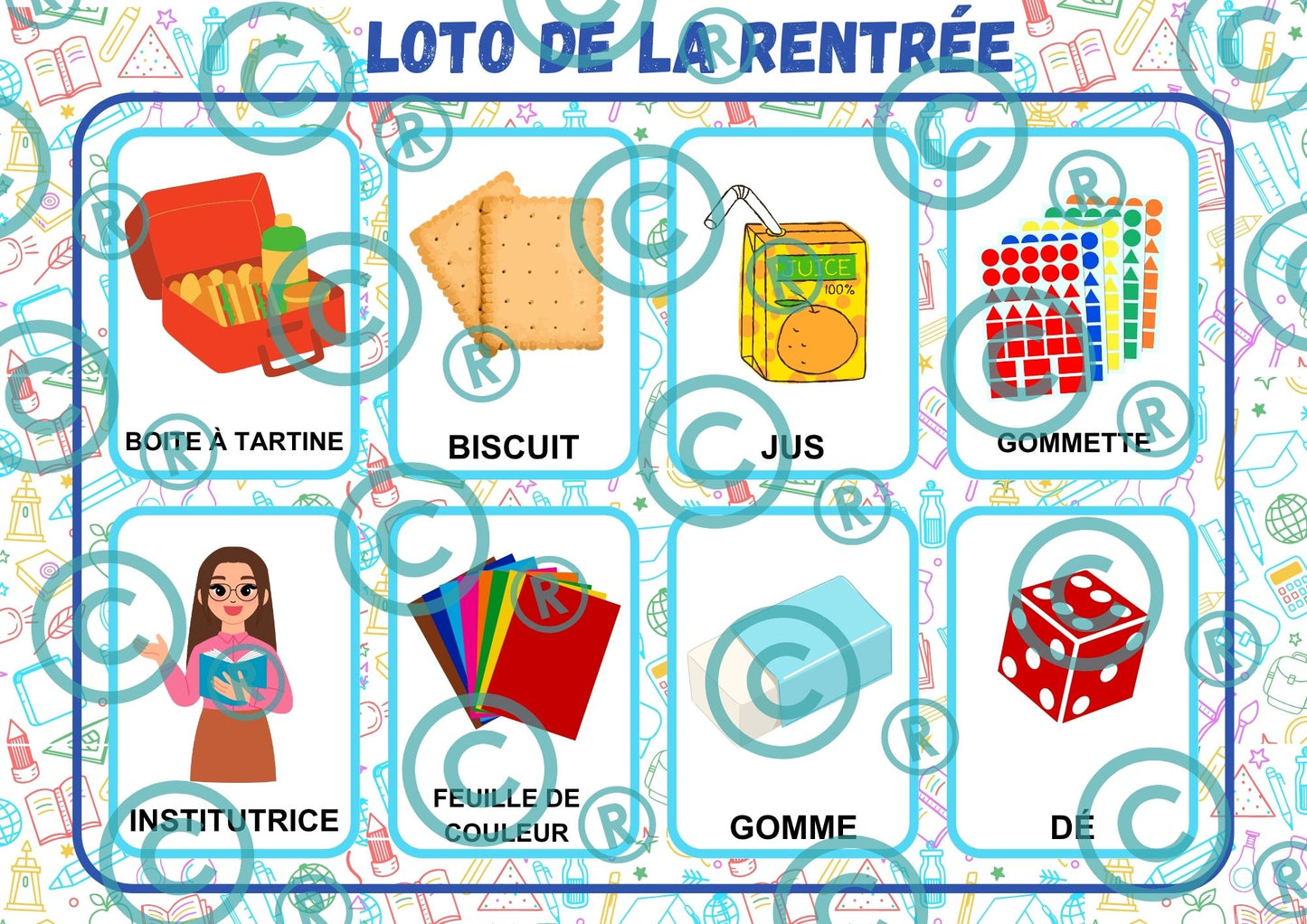 Loto de la Rentrée PDF