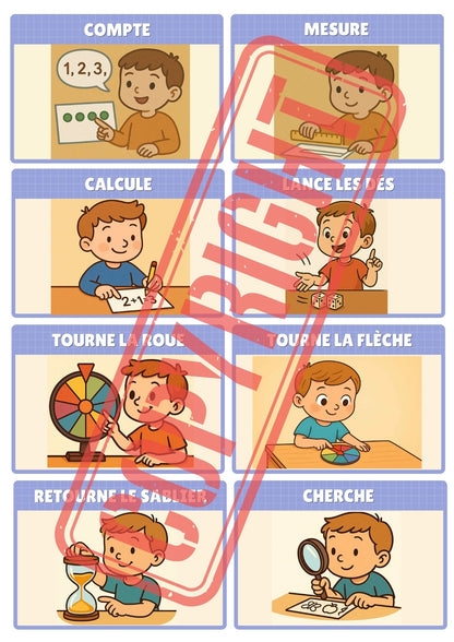 Mon p'tit dictionnaire des consignes illustrées ( 112 cartes consignes )