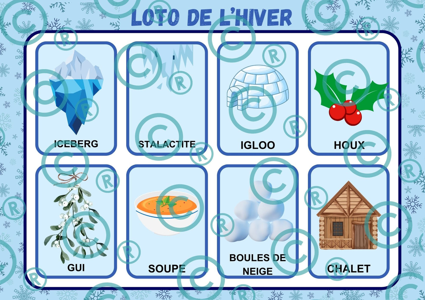 PDF loto de l'hiver PDF