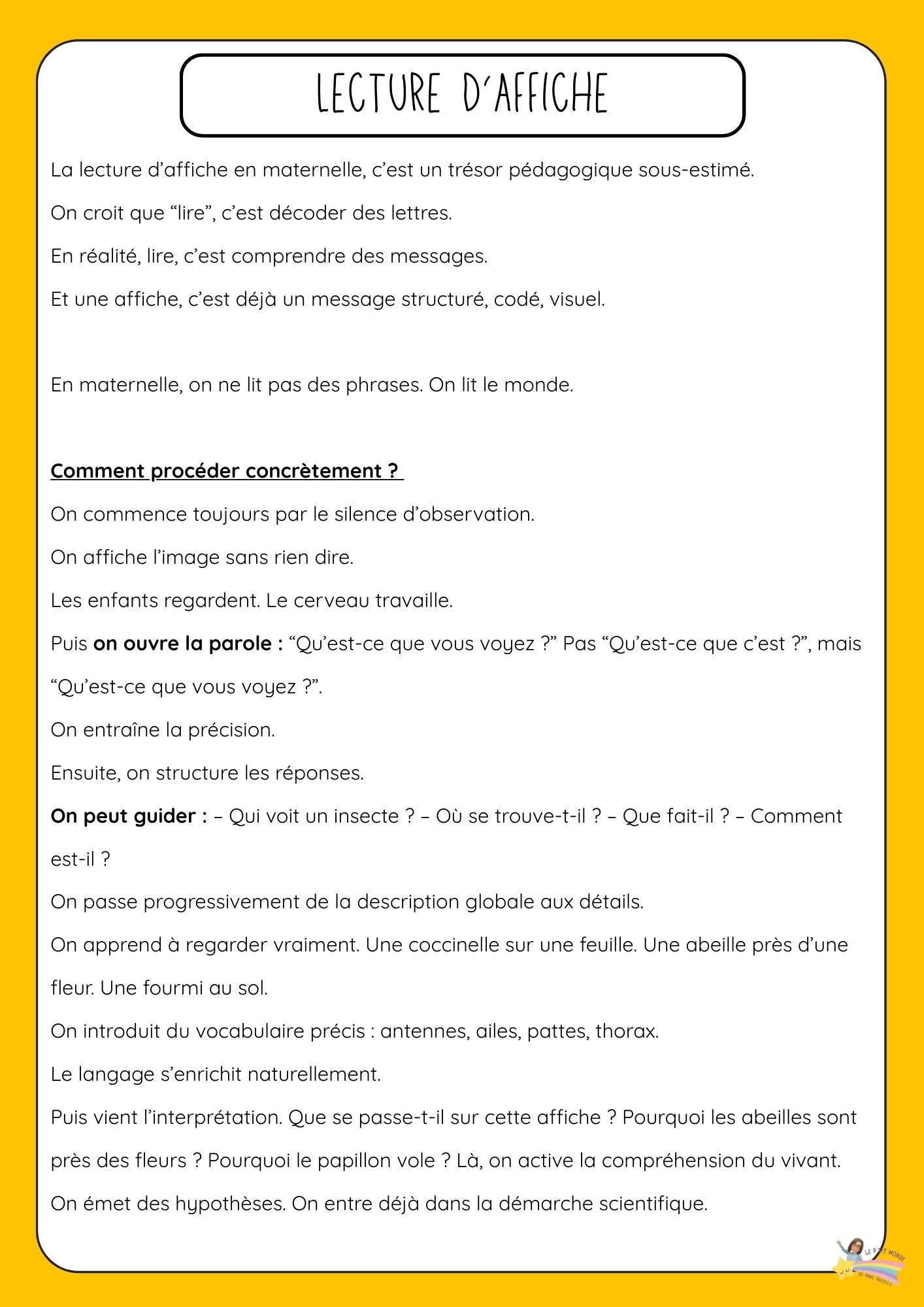 Mon dossier scientifique sur les insectes