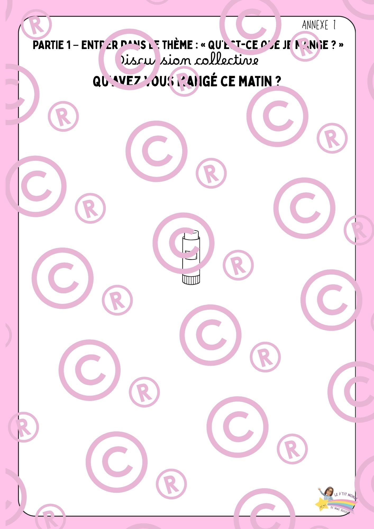 Mon dossier sur l'alimentation