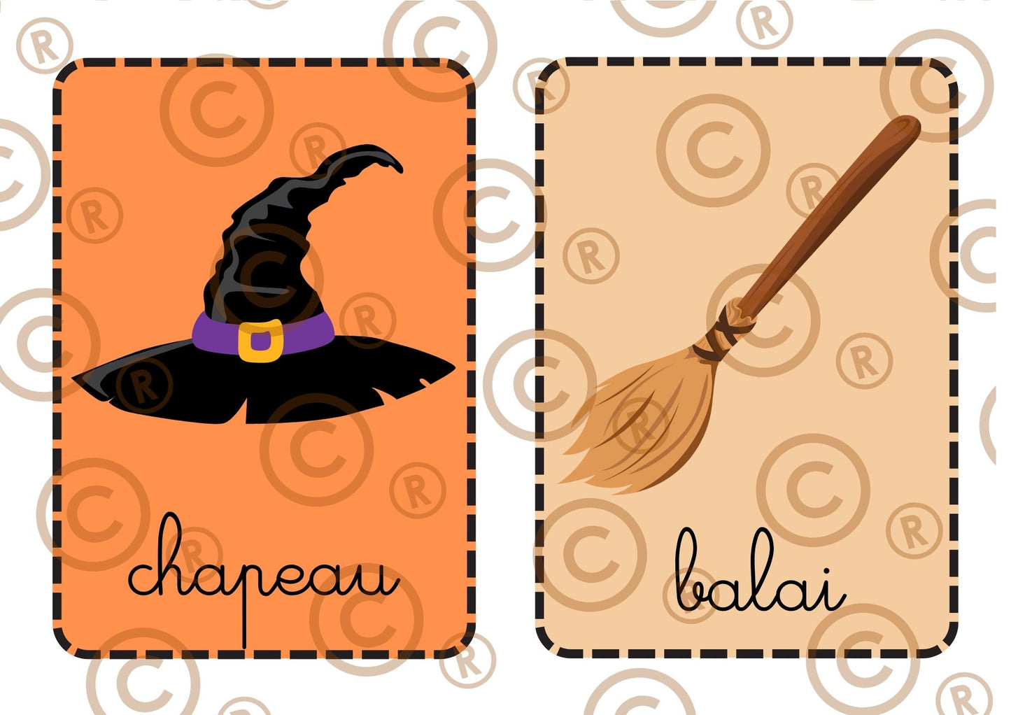 Tourne'mots sur le thème d'Halloween