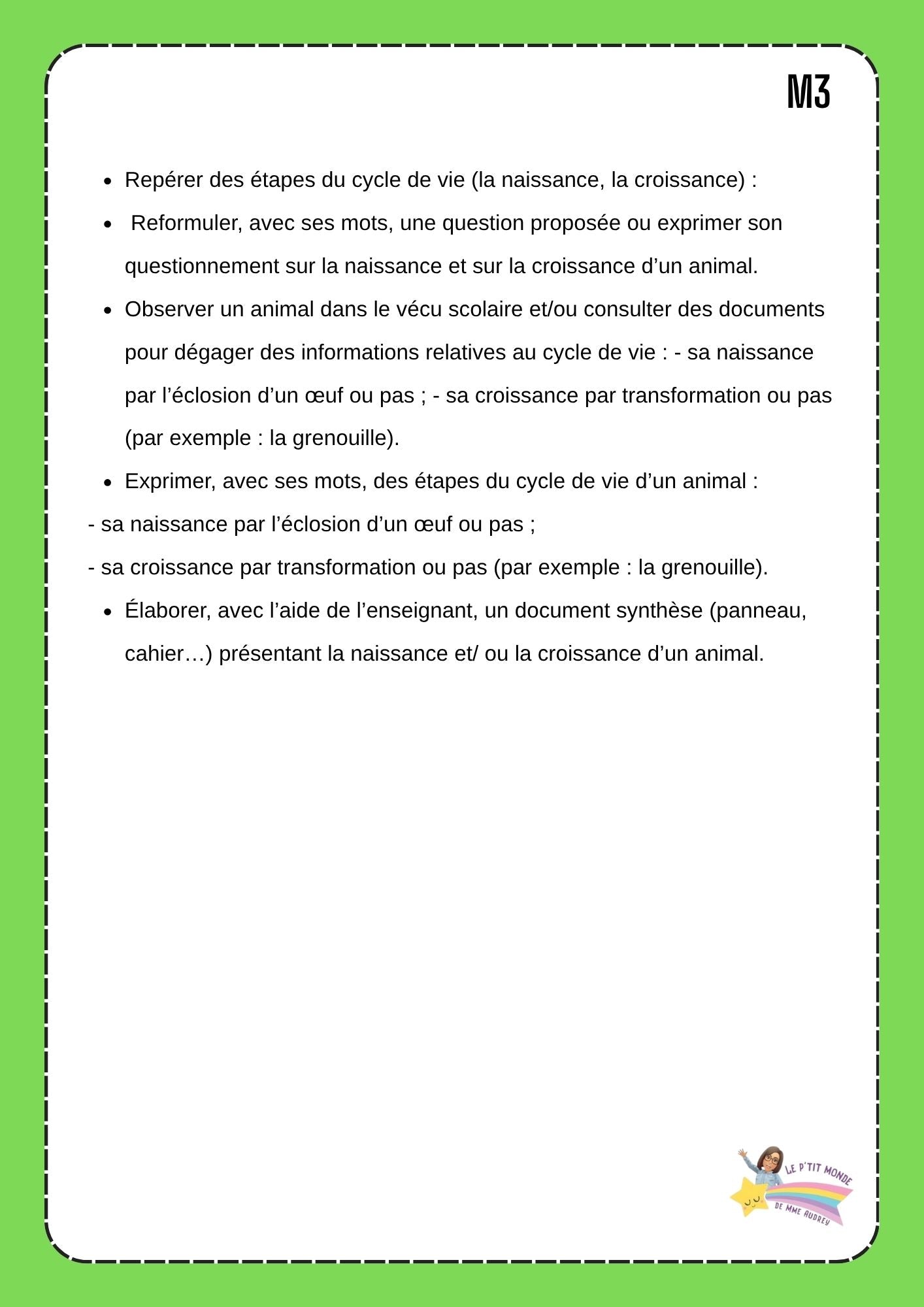 Dossier scientifique : Le monde animal (La classification)