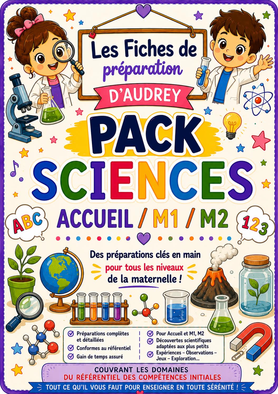 PACK SCIENCES  de préparations de leçon complètes Acc/M1/M2 PDF