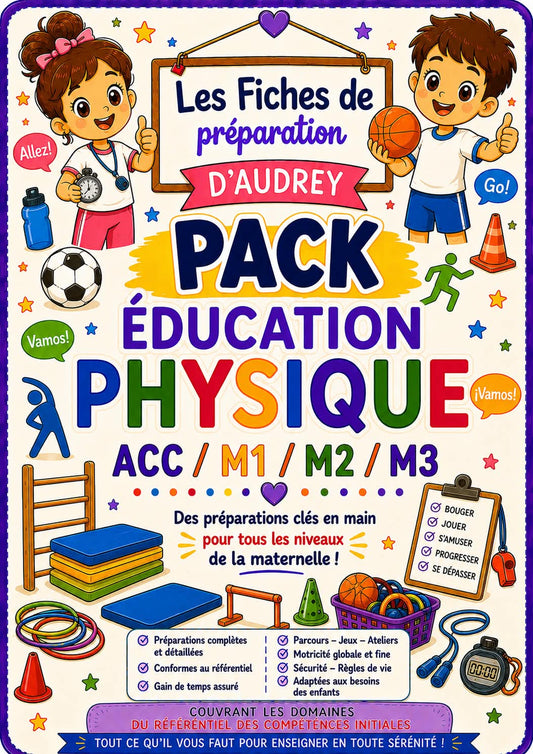 PACK EDUCATION PHYSIQUE de préparations de leçon complètes Acc/M1/M2/M3 PDF