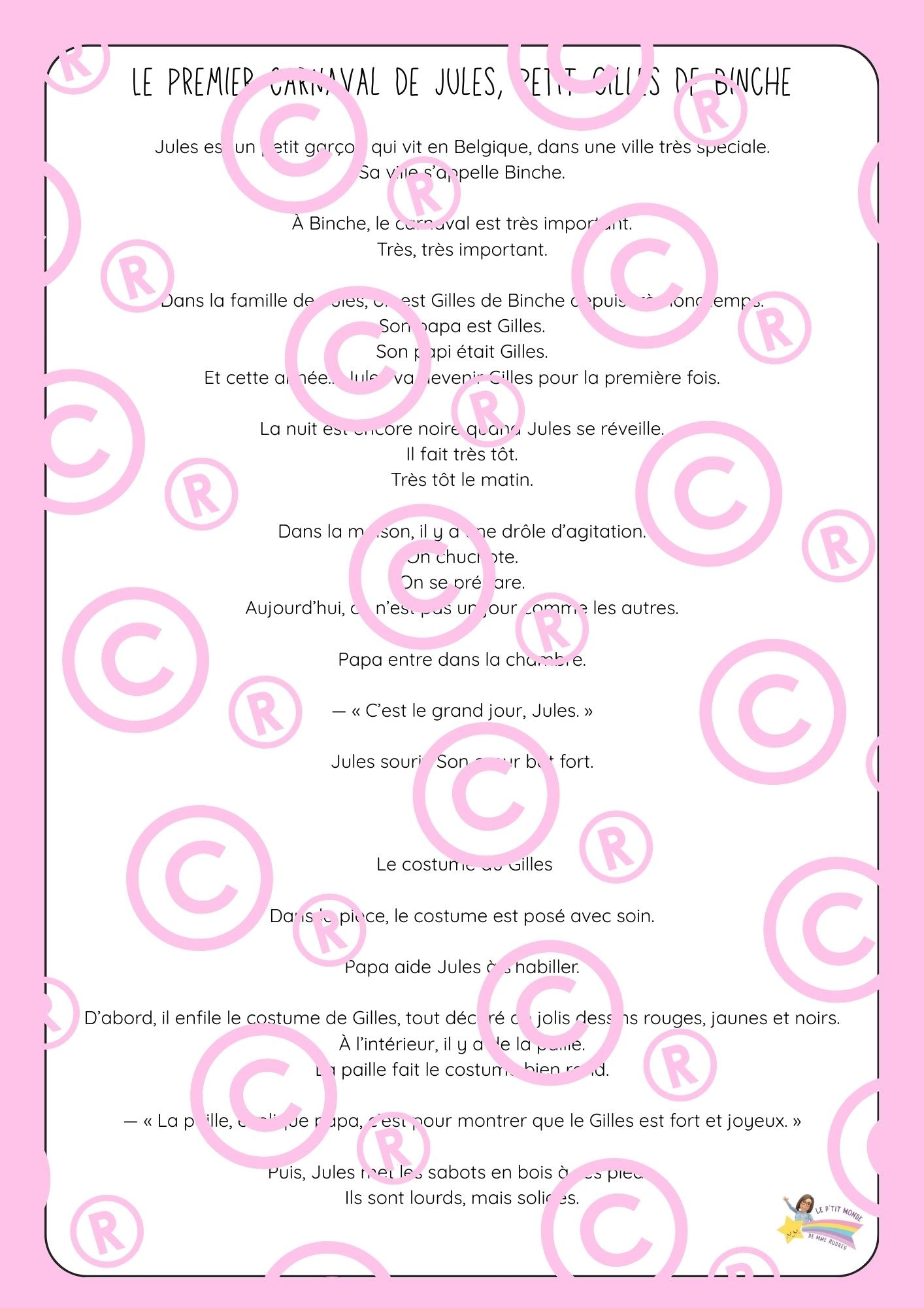 Mon p'tit dossier sur le carnaval (250 pages)