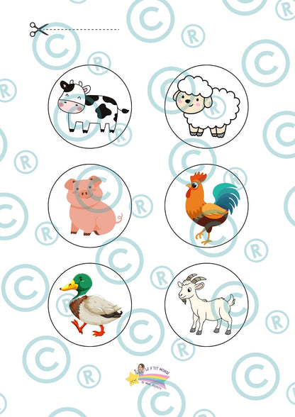 Mes tout p'tits livrets "ANIMAUX"
