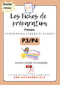 Prépas personnalisables : PRIMAIRES: PACK DUO: P3 / P4 : PDF (version simple + version complète)en lien avec les référentiels