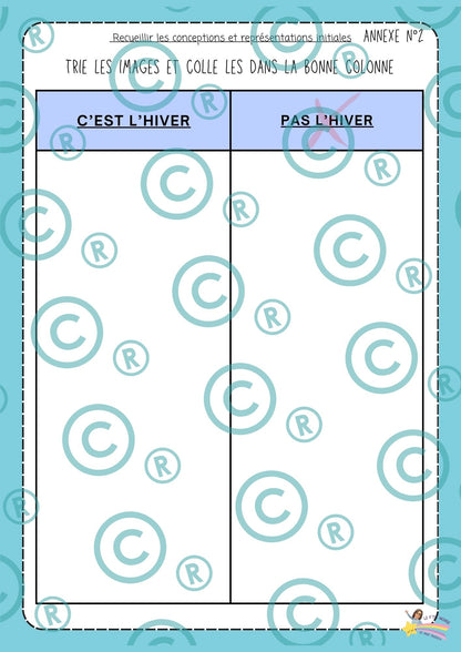 NOUVEAU ! Mon p'tit dossier : L'hiver ( maternelles)