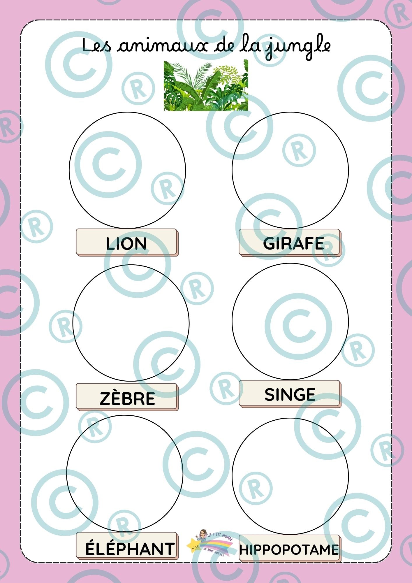Mes tout p'tits livrets "ANIMAUX" PDF