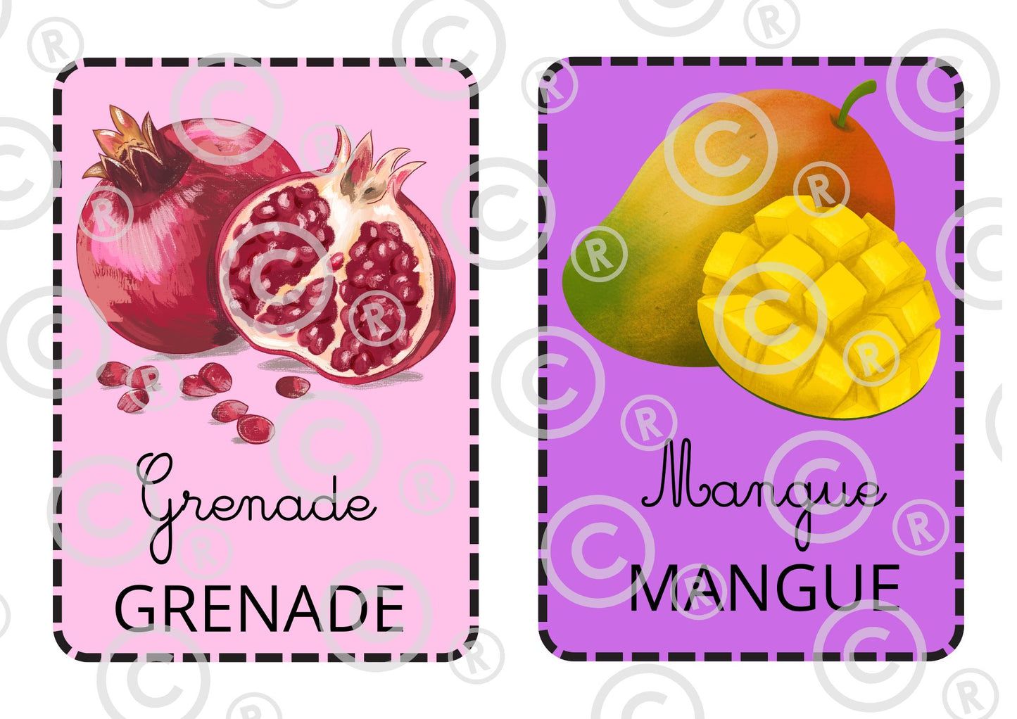 NOUVEAU ! Le tourne'mots sur LES FRUITS
