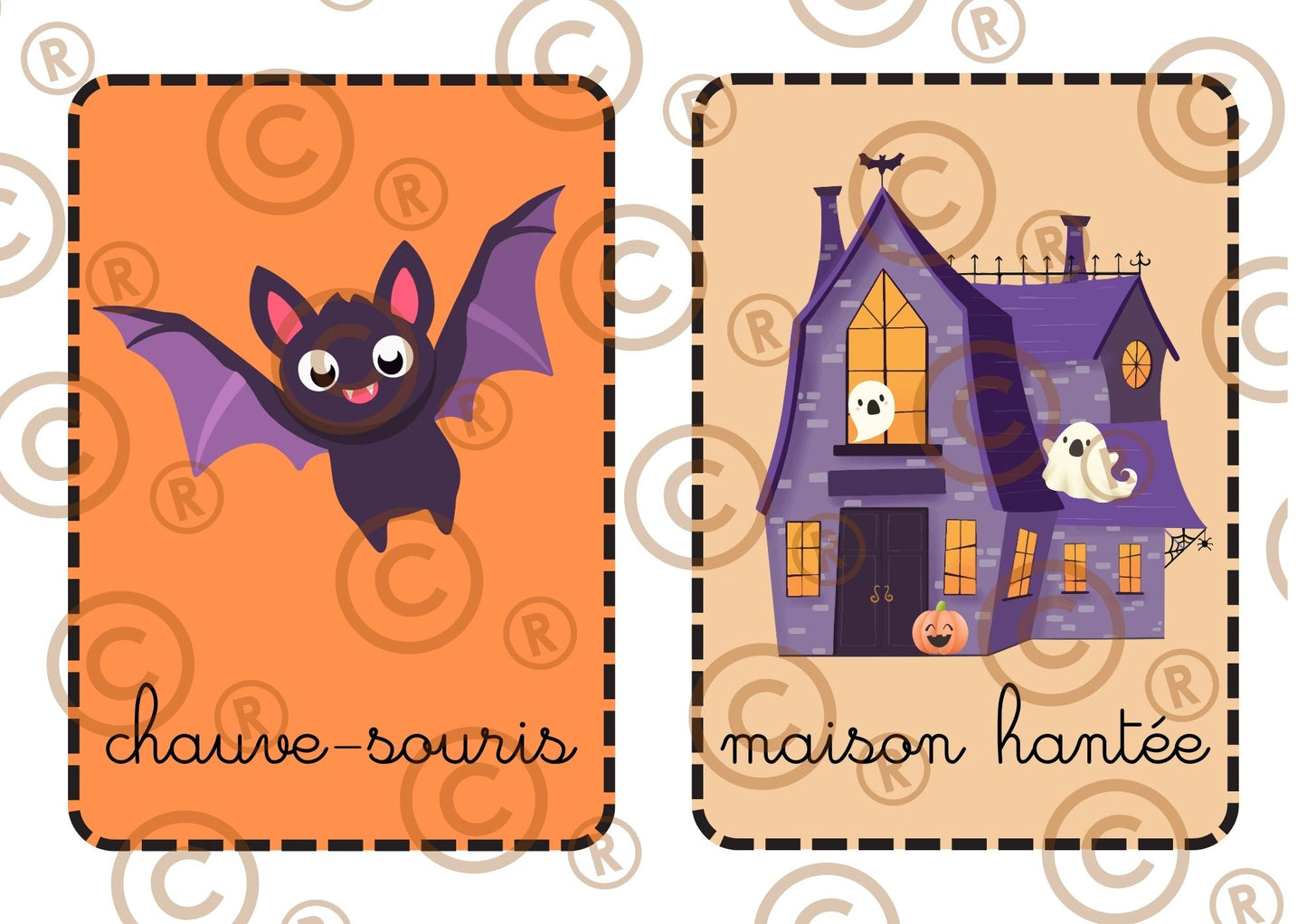 Tourne'mots sur le thème d'Halloween