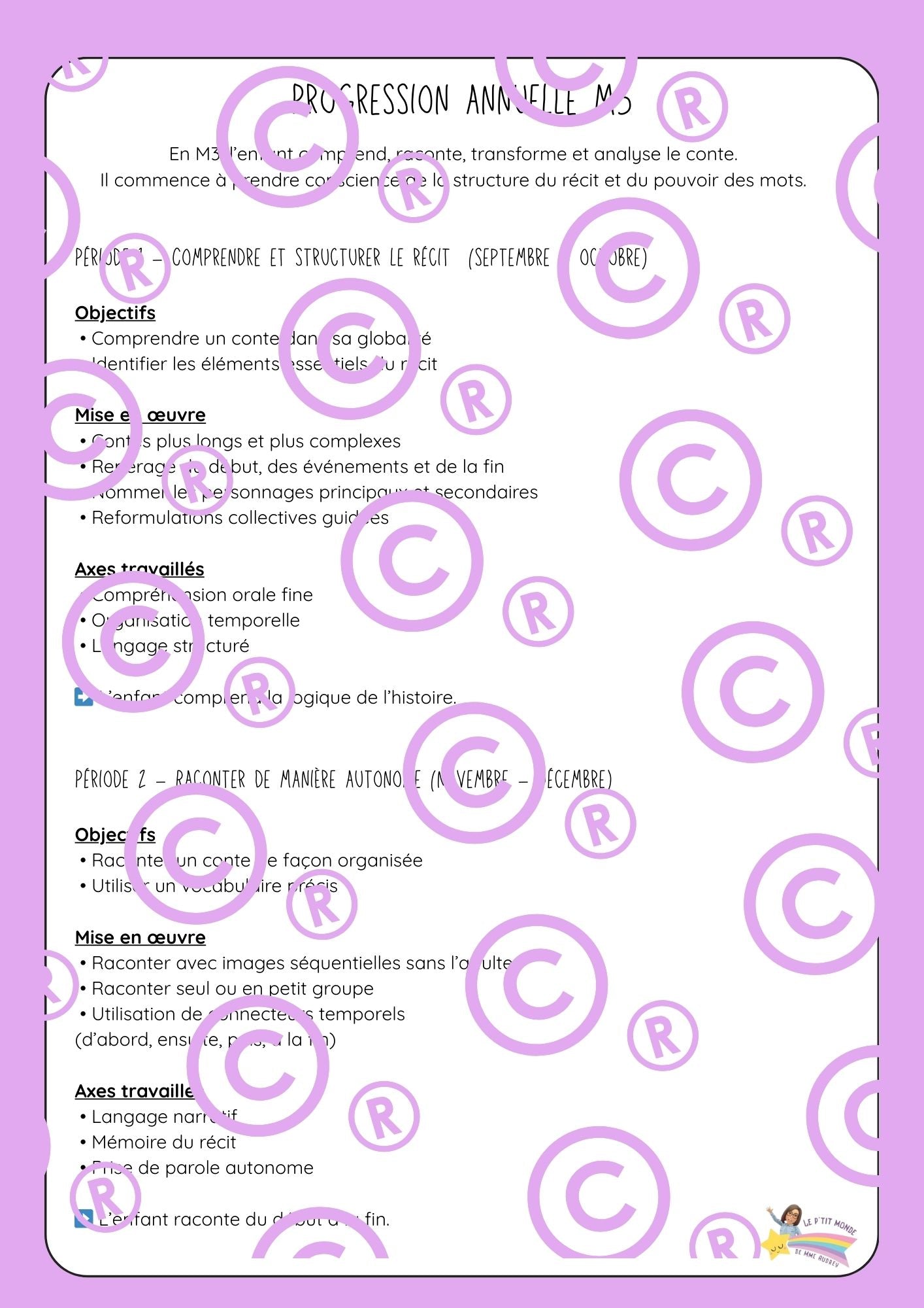 Mon dossier sur les contes ( maternelles / P1/P2)