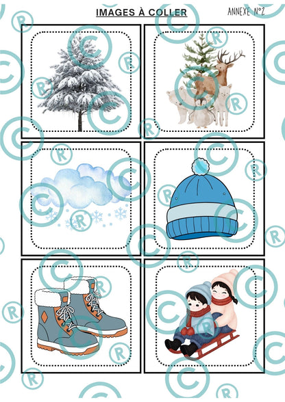 NOUVEAU ! Mon p'tit dossier : L'hiver ( maternelles)