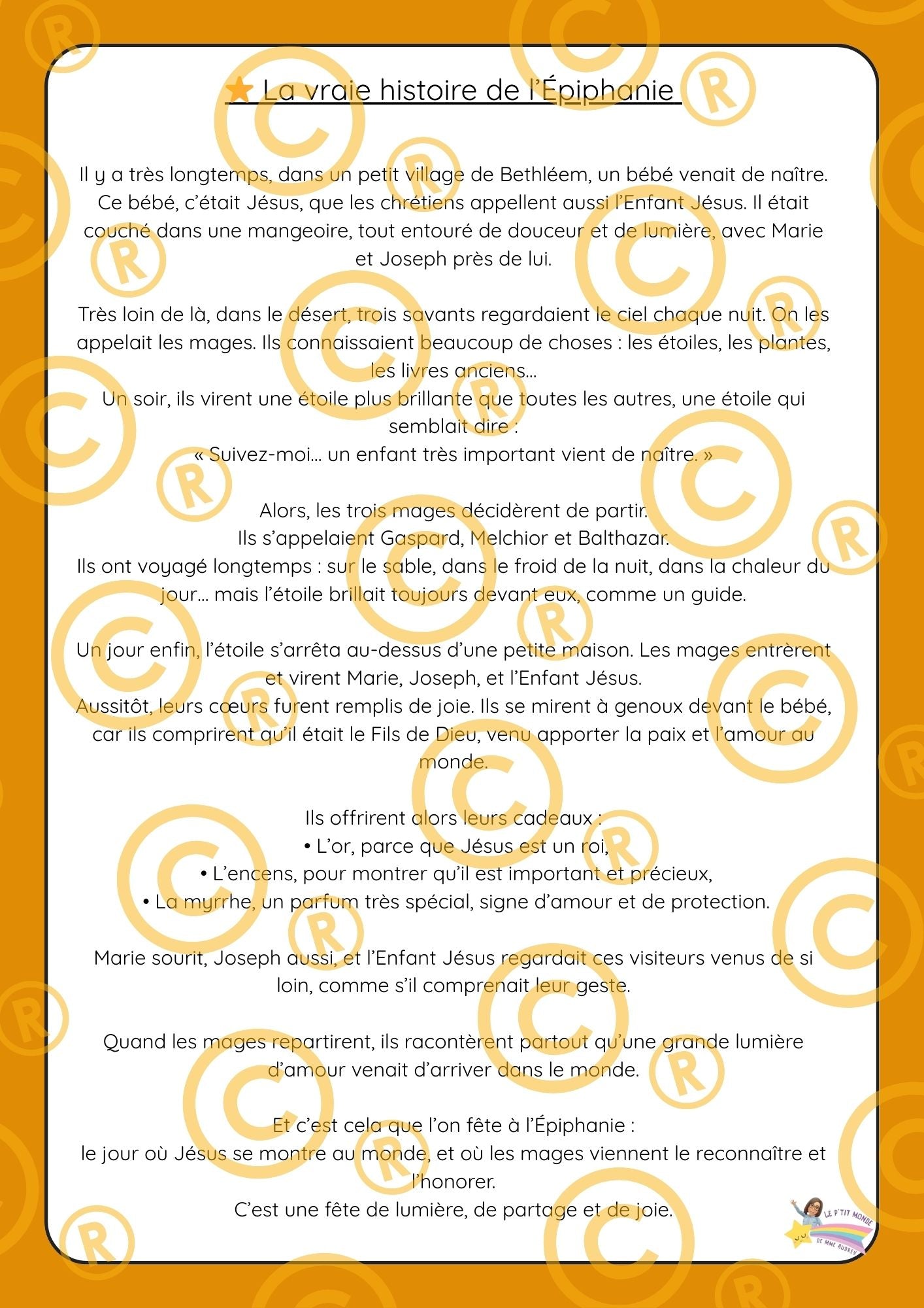 Mon p'tit dossier sur "La galette des rois" L'épiphanie