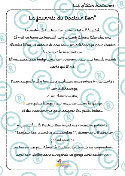 NOUVEAU ! Mes p'tits projets : LES MÉTIERS