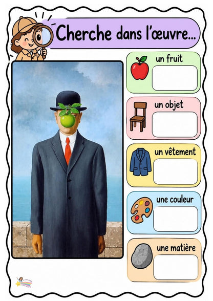 NOUVEAU! Mon p'tit dossier sur les peintres (Pdf)