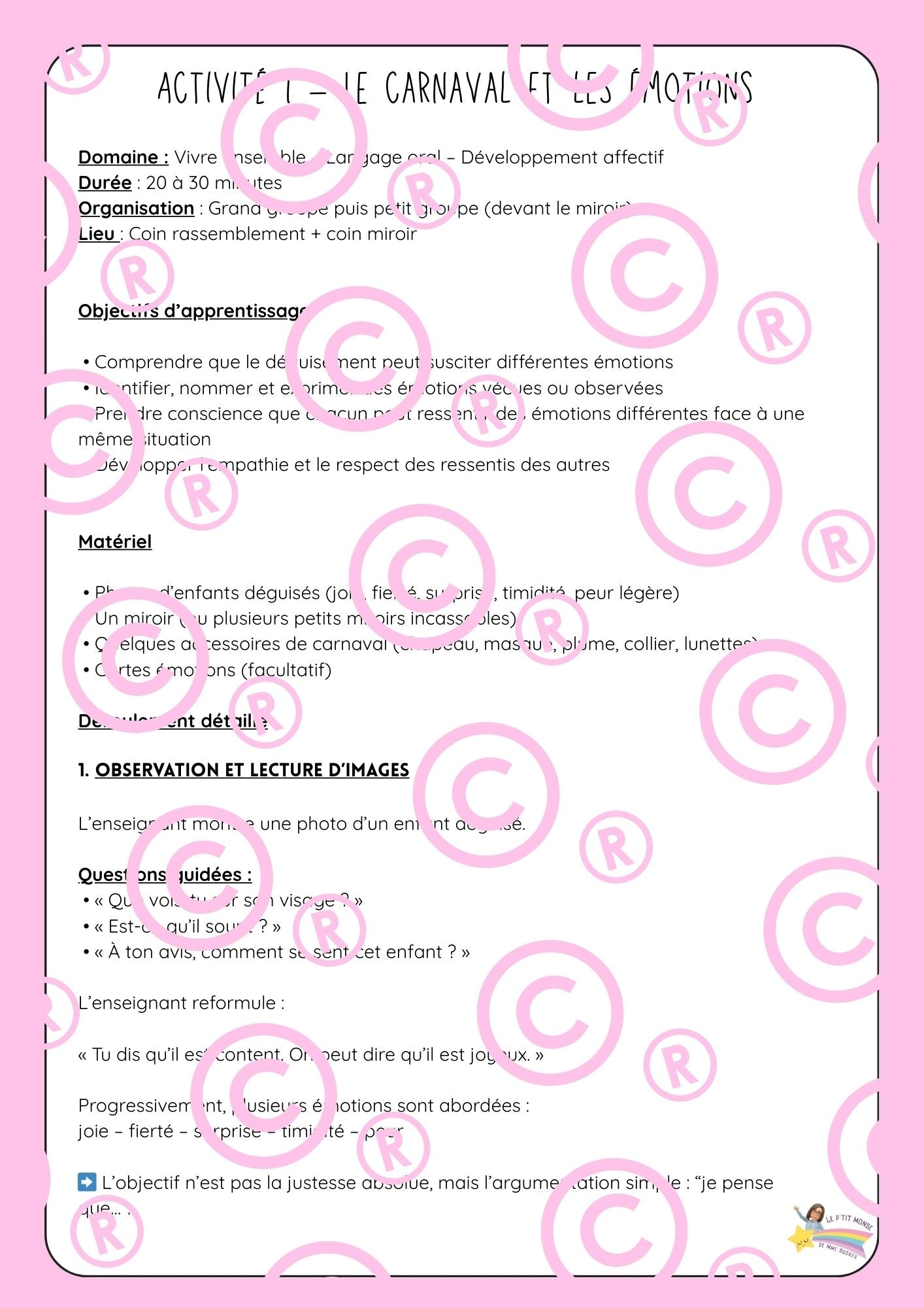 Mon p'tit dossier sur le carnaval (250 pages)