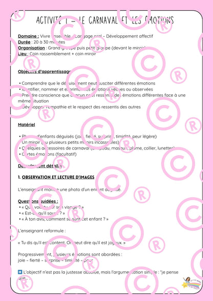 Mon p'tit dossier sur le carnaval (250 pages)