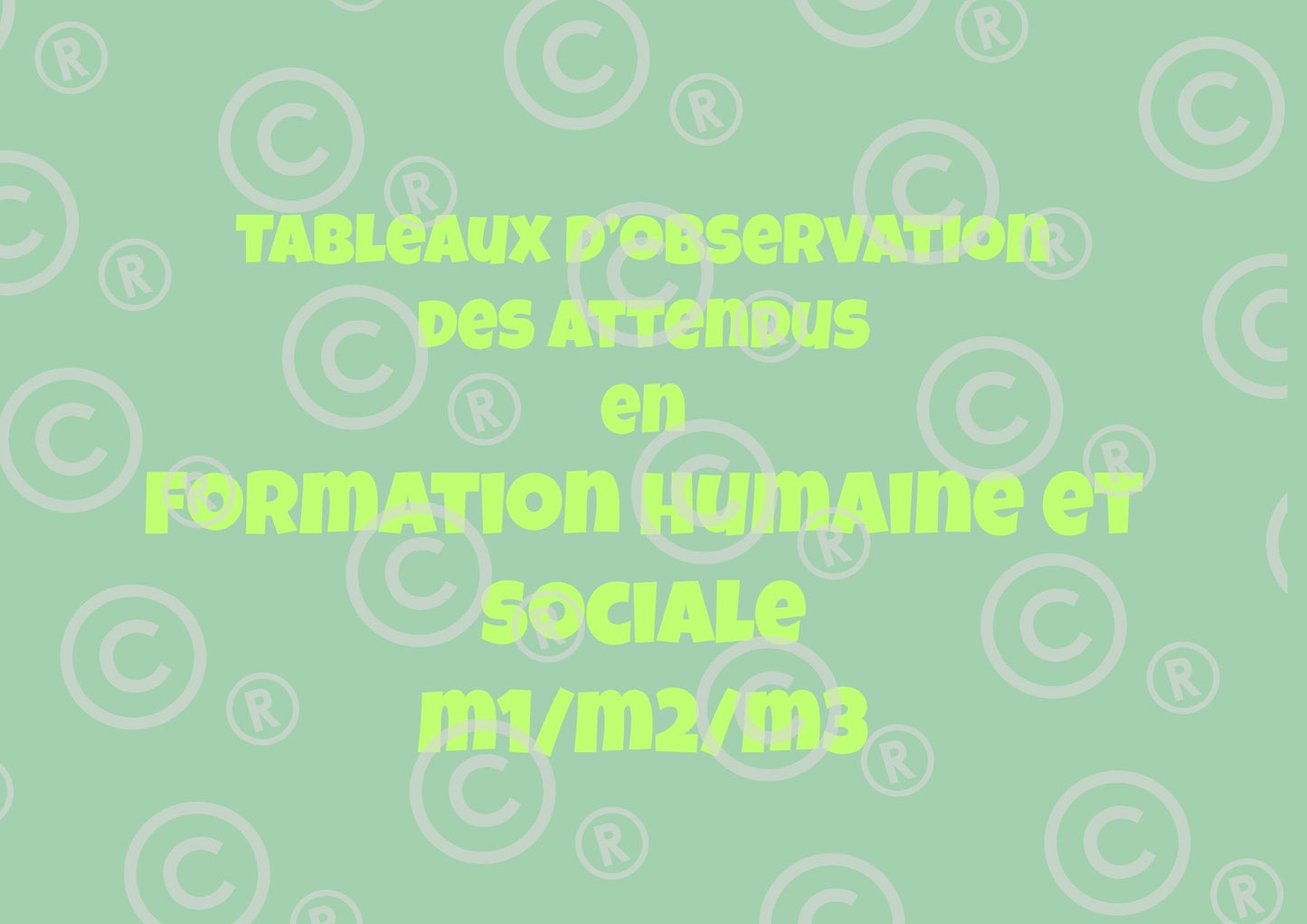 Tableaux d'observation des attendus (Form Techn et Man, Phil/Cit, Sciences humaines) PDF