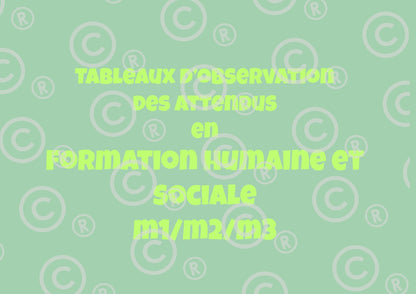 Tableaux d'observation des attendus (Form Techn et Man, Phil/Cit, Sciences humaines) PDF