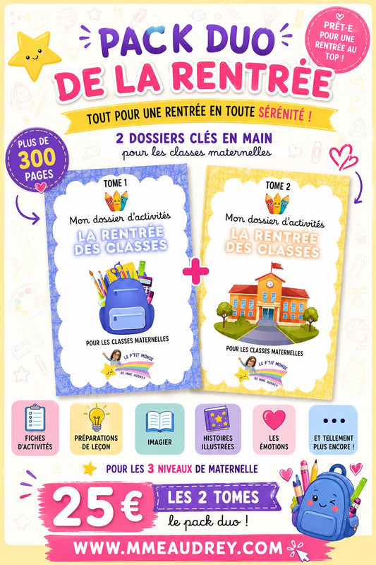 PACK DUO de la Rentrée des classes (PDF)