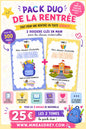 PACK DUO de la Rentrée des classes (PDF)