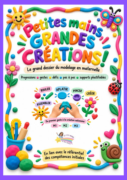 Le grand dossier du Modelage en maternelle pdf