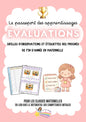 Passeport des apprentissage ( grilles d'observations + étiquettes des progrès)