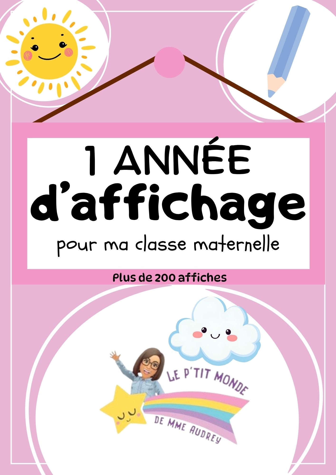 1 année d'affichage pour ma classe maternelle PDF
